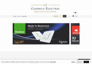Gadhiya Electric - Gadhiya Electric is sister company of Mayur Agencies which is involve in Wholesale business of electrical products such as wires, MCB, switch & accessories, fan, etc since 1993. It was demand of modern times to make presence on online market to cater customers who are at distance.