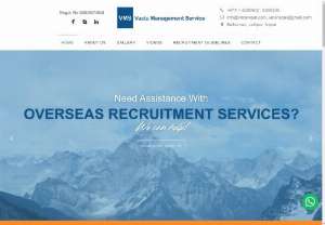 Top Manpower Company In Nepal | Vastu Management Service - vmsnepal.com provides recruitment services for all industries. We provide on-demand quality recruitments as per your requirements. We mainly focus on staffing services for overseas-based companies.