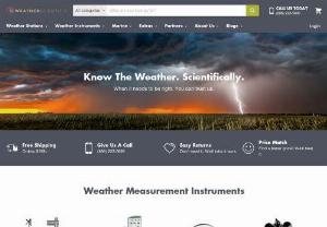 Weather Scientific - Online store featuring weather measure instruments for industrial and personal use.
