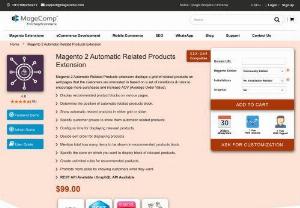 Magento 2 Auto Related Products - Magento 2 Auto Related Products plugin exhibits products that the buyers are attracted to based on a number of preconditions to promote larger acquisitions and boost the average order amount.