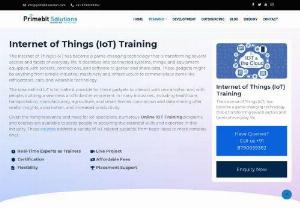 Internet of Things Training - Primebit Solutins - Primebit Solutions offer comprehensive IoT training. We offer various IoT courses like IoT Cloud, IoT Securty, advanced diploma in IoT, Embedded development training and much more. 
We provide best online as well classroom training for all. We offer practical IoT trainning from real time industry experts. Contact us now and book your demo session today.