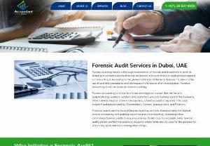 forensic audit services uae - Forensic audits entail a comprehensive examination of documents and data to gather and extract evidence that might be utilised in court or legal proceedings in the case of a crime or fraud. According to the broad meaning of the term 'forensic,' it refers to the necessity for scientific methods and methodologies in conducting an investigation. Forensic accounting differs from forensic auditing. Only by keeping records up to date can a company's future potential be assessed. Accountant Dubai is...