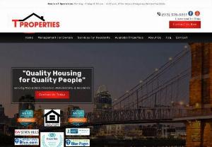 quality property management cincinnati oh - We at T Properties, offer managed rental properties in Cincinnat, OH. To learn about our rental management services visit our site now.