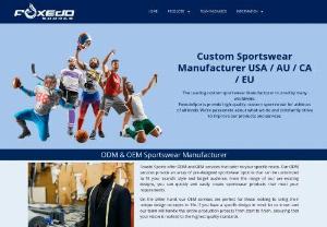 Cheap Custom Clothing - foxedo sports is a sportswear manufacturer and helps startups and small businesses develop their sportswear and activewear lines. We provide the assistant you need to start the apparel production industry from design to mass production.