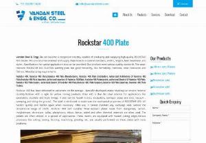 Rockstar 400 Exporters in India - Vandan Steel & Engg. Co. can become a recognized industry, capable of producing and supplying high-quality ROCKSTAR 400 blades. We are customer-oriented and supply these boards in several standards, widths, lengths, heat treatments and styles . Specifications for special applications also can be provided. Our products meet various quality standards. The wear-resistant ROCKSTAR 400 PLATTEN welding plate has good versatility, like formability, hardness, wear resistance and flatness. Manufacturing