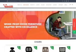 Work from Home Laptop Table - Vlite Furnitech is one of the leading modular furniture manufacturers & suppliers in Mumbai. We offer work-from-home furniture across Maharashtra, India.