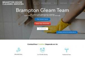 Brampton House Cleaning Services - Complete Address :
43 Pantomine Blvd,
Brampton, ON L6Y 5N2


Phone :
+16472498066
Hour :
 06:30 AM to 10 PM

Description :
We are a local house cleaning and housekeeping services based in Brampton, Canada. We make your house remains clean even if you don't have time to handle the cleaning tasks and your commercial areas healthy to boost the productivity of your employees. We at Brampton House Cleaning Services offer a wide range of cleaning services like cleaning for seniors, seasonal