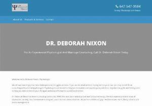 Dr. Deborah Nixon, Psychologist - Address: 182 Indian Valley Trail, Mississauga, ON L5G 2K6, CAN || Phone: 905-274-0915