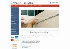 American Bath - New Jersey's experts in refinishing, resurfacing, and restoring bathtubs, sinks, countertops, and tile & grout. Bathroom and kitchen remodeling, house painting, flooring and duct cleaning, too!
