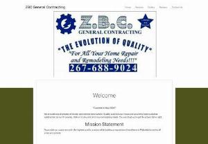 ZBC General Contracting - Address: 447 Roxborough Ave, Philadelphia, PA 19128, USA || Phone: 267-688-9024
