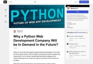 Is Python Ready to Become the Language of the Future? Read it Here! - Developers use Python to build advanced solutions with AI & ML features. But, can Python development services fit in the future. Read to know the answer.