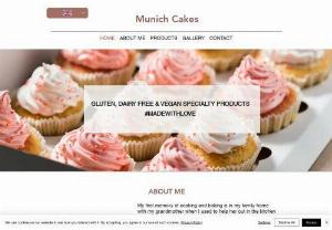 Munich Cakes - Providing Munich with gluten free, dairy free specialist vegan baked products such as cakes, cupcakes, cookies