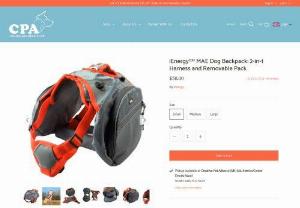 Buy Backpack Harness for Dogs - An energetic dog needs a backpack designed to weather all the fun and rigor of adventuring.