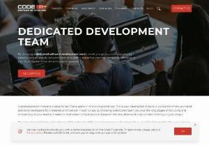 Dedicated Development Team - CodeIT provides its visitors with the service of a dedicated development team for hire. Our company has extensive experience in setting up teams for dedicated software development. We hope that the solutions and information presented will be useful to you.