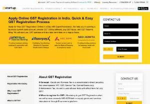 GST Registration in India - GST Registration is required for a business or individual to sell products online and offline stores. Also, we can keep a count of the end number of benefits for GST Registration and we request you to visit our website to know more about it.