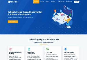 Best Automated Software Testing Company in UK & US | QATTS - World's first cloud-based codeless test automation software testing company with simple, smart & scalable automated software testing solutions for enterprises.