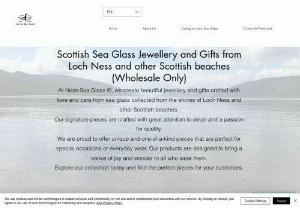 Ness-Sea Glass Jewellery and Gifts - Scottish Sea Glass Jewellery hand made exclusively with Sea Glass collected from the Shores of Loch Ness and specially selected Scottish Themed Gifts.