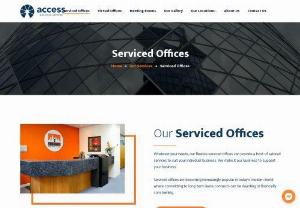 Access Business Centres - Serviced offices are the ideal flexible solution for savvy business owners who want all the benefits of an office without the lock-in contract. With Access Business Centres, you can enjoy state-of-the-art equipment, executive boardrooms, friendly reception staff, and more.