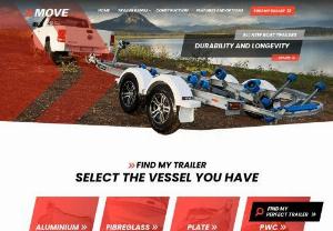 Move Boat Trailers - Built with durable aluminium which is more resilient to elements such as rust and corrosion, Move's alloy trailer range has been proven to have a lifespan 3 times longer compared to their steel counterparts. Simple design and easy to use makes it more enjoyable and hassle-free.