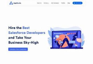 Hire Salesforce App Developers - Are you searching for hire salesforce app developers in Toronto, Canada? AppStudio is the one of best Salesforce Application Development Company in Canada. Hire our salesforce app Developers to build dynamic and flawless apps.