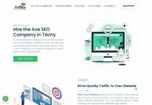 SEO company in Trichy - AdBee solutions is one of the leading SEO company in Trichy. Our goal is to improve website positioning in search engine results and to accomplish this, our SEO company identifies the most pertinent levers for each of its clients. Our SEO services in Trichy is made up of specialists from many fields. The service given vary from SEO audits to the implementation of a content strategy to technical text optimization.