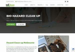 Bio Hazard Cleaning Services in Melbourne, Australia - Bio Clean is a leading biohazard clean-up company that offers professional site residential and commercial at affordable prices. We offer COVID surface cleaning for residential as well as commercial spaces.
