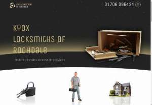 Kyox Locksmiths of Rochdale - Install,  repair or secure the locks on your home to prevent unwanted visitors! Call Kyox Locksmiths of Rochdale at any time for Chubb,  Era,  Yale,  Mul-T-Lock and other brand name cylinders,  deadlocks,  mortice locks and uPVC window and door locks by professional locksmiths in Greater Manchester. Don't wait until you experience an emergency situation. Protect your family and your home today. We have all the necessary professional equipment and use non-destructive methods in our work.