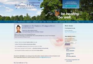 Acupuncture By Stephanie Mwangaza Brown - Address: 8555 16th St, #402, Silver Spring, MD 20910, USA
Phone: 202-525-4585