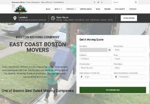East Coast Boston Movers - East Coast Boston Movers is one of the best Boston moving companies based in Boston, Massachusetts. We aim to provide you with top-notch moving services with the best rates for you. We do move things using our safe responsible movers. Not only that, but we aim to make our customers happy by providing with our quality & honesty.
