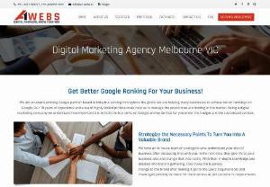 Digital Marketing Agency in Melbourne, Australia - A1webs is a digital marketing agency in Melbourne, our team understands our responsibility to design and prepare the websites that mark your digital presence rock solid. We do that for you under your budget and provide the best-customised services.