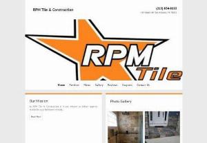RPM Tile & Construction - Address: 110 Gaskin Dr, San Antonio, TX 78212, USA || 
Phone: 210-834-8133