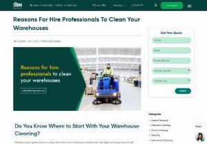 Why should you hire professionals to clean your warehouses? - When it comes to warehouse cleaning services, there are chances that you might encounter a lot of damages and even losses. In such cases, their replacement might come at a huge cost.