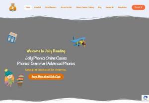 Phonics classes near you - Online Phonics Classes | Jolly Reading - Best Online Jolly Phonics Classes - Only 3-4 Students per Batch 1) Certified Teachers: Teachers with certification for Jolly Phonics & Jolly Grammar from the CPD college in the UK. 2) Facility: (* Uncrowded session * Only 4 to 5 Students per Batch * Totally personal attention) 4) Curriculum: (* We don't just cover the syllabus & techniques of Jolly Phonics & Jolly Grammar. Our main focus is on reading. * Our students read storybooks,  Newspaper headlines ect Reading Level of.
