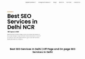 Frontinweb - Frontinweb is one of the best seo company in delhi providing on-page and off-page seo service in delhi for businesses like medium to large industries. We helped many businesses in increasing their website traffic and site ranking on search engines with the help of our SEO, boost your business ROI with very cost effective work. Feel free to contact us or visit our website.