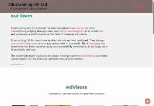 Education Consultants for UK Education - EduStanding UK provides consulting services for students in Dhaka, Bangladesh, who are interested in pursuing education in the United Kingdom.