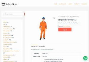 100% Cotton Coverall Dubai - Gulf Safety Equipment Trading LLC offers 100% cotton coverall of various sizes for the industrial workers in Dubai. These coveralls are comfortable and are used for everyday wearing at oil & gas industry, utility, welding industry and so on.
