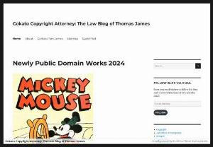 Cokato Copyright Attorney - The Law Blog of Thomas James - Blog of Cokato Minnesota attorney Thomas James of the Law Office of Tom James (Aka Thomas B. James),  covering copyright,  trademark and other intellectual property topics