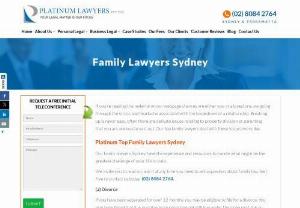 Family Lawyer Sydney - Platinum Lawyers provides many legal services in Sydney. For any Family law matter Call the Top Family Lawyers in Sydney call at (02) 80842764.Our family lawyers Sydney have the experience and resources to handle what might be the greatest challenge of your life to date.