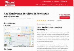 handyman near me in St. Petersburg, FL - Are you searching for the best home remodeling and handyman services provider? If you are then contact Ace Handyman Services. For getting further details, visit our site.