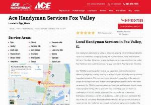 handyman packages in Elgin, IL - Whenever you need to find a wide range of handyman services including carpentry, painting, plumbing, electrical and many more, contact Ace Handyman Services. If your home needs an update, then call us today!