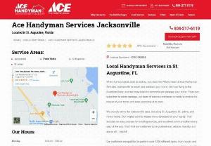 handyman in my area in Jacksonville, FL - Rely on Ace Handyman for home remodeling and handyman services in Jacksonville, FL. Call or visit us online to schedule your appointment with our team.