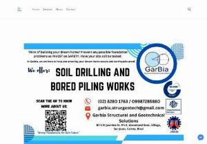 Garbia Structural and Geotechnical Solutions - Soil Investigation and Ground Improvement