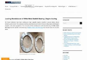 Best Services Rebabbitting of white metal bearing - Professionals with more than�50 years of experience can fix your old bearing. We're the industry leaders in rebabbitting white metal bearings up to 1500 mm in diameter. Bearings after white metal Rebabbitting outperform original white metal Babbitt bearings not only in terms of performance, but also in terms of life.