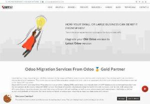 Odoo database migration| migrate odoo 12 to 13| Odoo migration company- SerpentCS - SerpentCS is official Odoo gold partner serving odoo migration services globally. We provide Odoo database migration, odoo module migration, odoo 13 to 14 migration, odoo 13 migration, database upgrade as per client requirements.