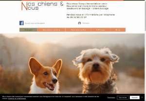 Nos chiens & nous - Dog training at home. Canine behaviorist educator. Caen and its region. Contact: St�phane 06 52 80 30 84.