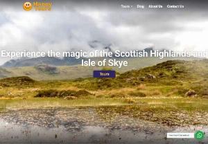 Happy Tours Inverness - Happy Tours are a Highland company providing comfortable tours of the Scottish Highlands. Our tours are an essential activity when visiting the North of Scotland. The beautiful Scottish scenery is unbeatable from the comfort of our luxury 8-seater minibus.