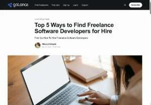 Screenshot of Find Freelance Software Developers