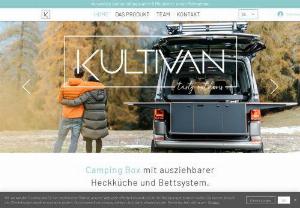 Kultivan - KULTIVAN stands for a flexible cooking and bed system for your van that is ready for use at any time and offers you plenty of space and comfort.