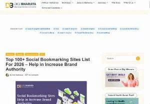 Screenshot of Social Bookmarking Sites