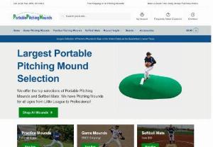 Portable Pitching Mounds - Portable Pitching Mounds is the leading provide of pitching mounds. We carry all the top brands including Pitch Pro, Portolite, Proper Pitch, and ProMounds. With the guaranteed best price and free shipping on all orders, there is no better place to purchase a portable pitching mound.